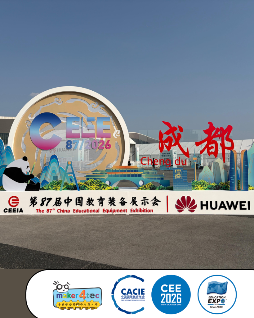 Maker4tec na China Educational Expo: uma das maiores feiras de tecnologia educacional do mundo