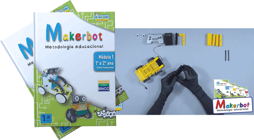 Coleção Makerbot em montagem, mão na massa