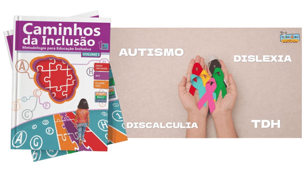 Capa do material Caminhos da Inclusão, metodologia para educação inclusiva